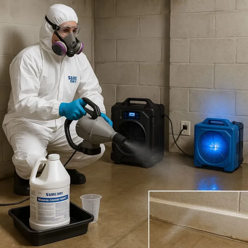 Sanitization and Odor Removal process in Crystal Lake, IL