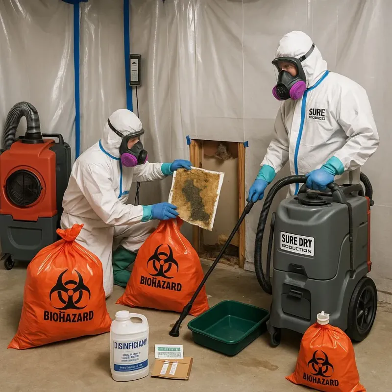 Contaminated Water Handling Protocols process in Crystal Lake, IL