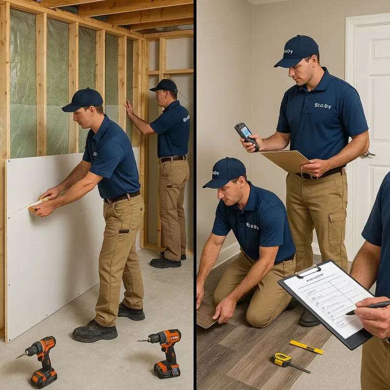 Repairs and Reconstruction process in Crystal Lake, IL