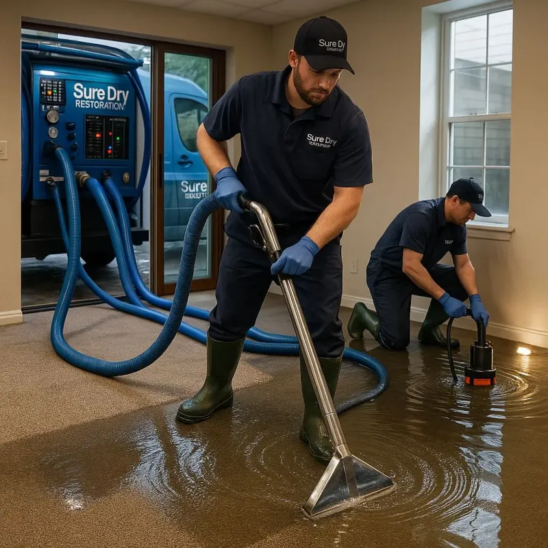 Water Extraction and Removal process in Crystal Lake, IL